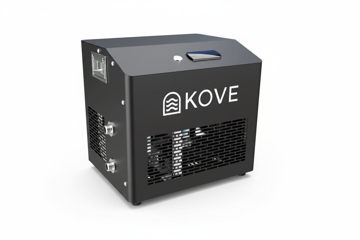 KOVE Core 0.5HP Ice Bath Chiller – Cooling System - Temperature Controlled - 695W