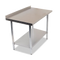 Durable 1200mm 201 Food Grade Stainless Steel Wall Table, Ideal for Commercial Kitchens. Robust Construction Ensures Longevity and Reliability. Front Image.