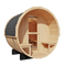 KOVE Outdoor Barrel Sauna – 1–2 Person Garden Sauna with 4.5kW Harvia Electric Heater