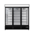 Commercial Upright Display Freezer With 3 Hinged Doors 1560L