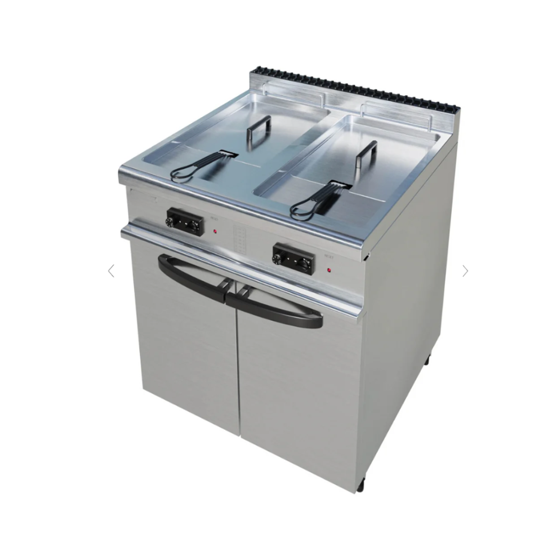 Borrelli Twin Basket Twin Tank Free Standing Gas Fryer 6 Burner - 2 x 20Ltr