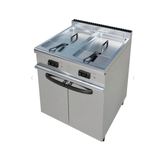 Borrelli Twin Basket Twin Tank Free Standing Gas Fryer 6 Burner - 2 x 20Ltr