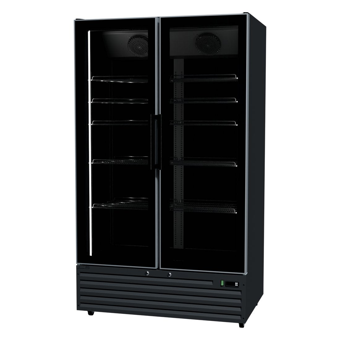 Commercial Upright Bar Fridge With 2 Hinged Glass Doors 758L
