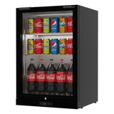 Commercial Bar Fridge With Hinged Door 133L