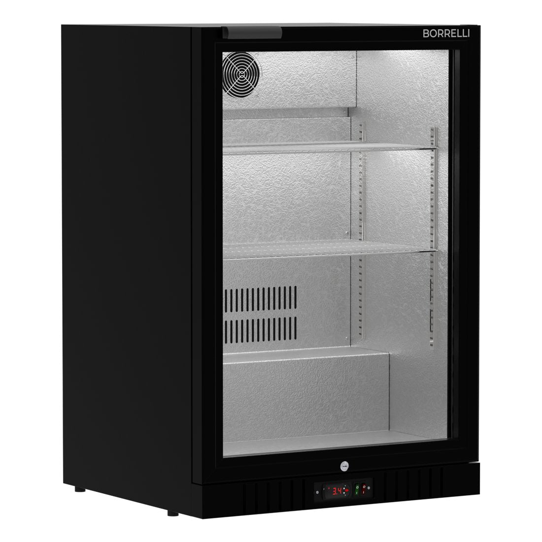 Commercial Bar Fridge With Hinged Door 133L