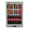 Commercial Deluxe Stainless Steel Bar Fridge With Hinged Door 133L