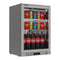 Commercial Stainless Steel Bar Fridge With Hinged Door 133L