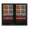Commercial Bar Fridge With 2 Hinged Doors 207L