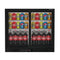 Commercial Undercounter Bar Fridge With 2 Sliding Doors 188L