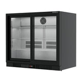 Commercial Undercounter Bar Fridge With 2 Sliding Doors 188L