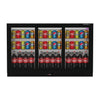 Commercial Bar Fridge With 3 Sliding Doors 324L