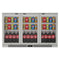 Commercial Stainless Steel Bar Fridge With 3 Hinged Doors 324L