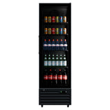 Commercial Upright Bar Fridge With Hinged Glass Door 299L