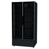 Commercial Upright Bar Fridge With 2 Hinged Glass Doors 675L