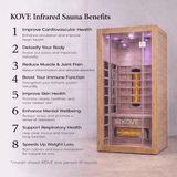 KOVE Full Spectrum Infrared Sauna – 1 Person