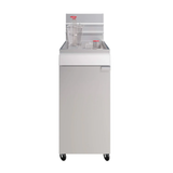 Borrelli Twin Baskets Single Tank Gas Fryer Floor Standing