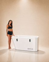 KOVE Elite Ice Bath – Premium Ergonomic Reclined Cold Plunge - Full Body Immersion - 450L (Chiller Compatible)