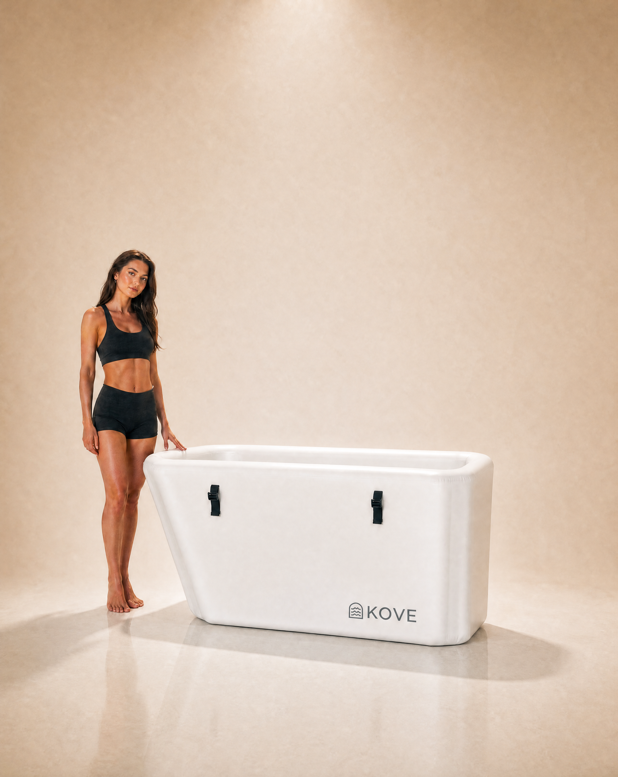KOVE Elite Ice Bath – Premium Ergonomic Reclined Cold Plunge - Full Body Immersion - 450L (Chiller Compatible)