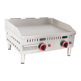 Borrelli 2 Burner Gas Griddle Counter Top 610mm Wide