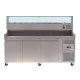 Borrelli Granite Prep Fridge 465L with VRX Servery - PZ3600