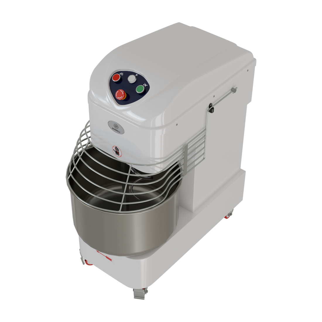 Borrelli Spiral Dough Mixer 30L - 25kg Kneading - Double Motion - Twin Speed