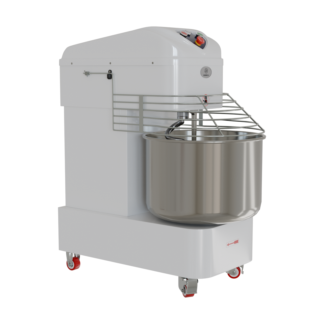 Borrelli Spiral Dough Mixer 40L - 38kg Kneading - Double Motion - Twin Speed