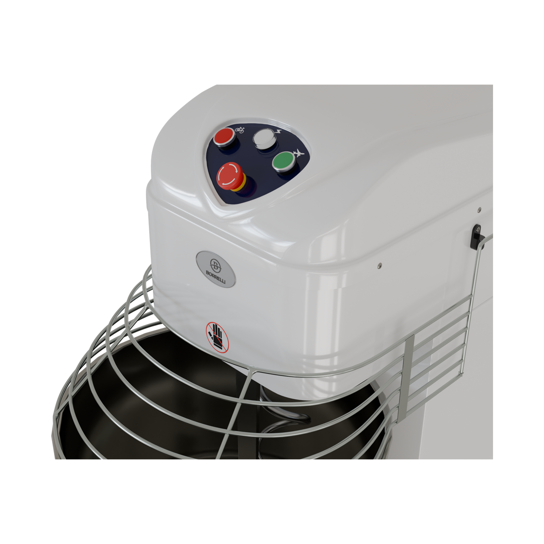 Borrelli Spiral Dough Mixer 30L - 25kg Kneading - Double Motion - Twin Speed