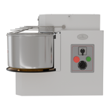 Borrelli Spiral Dough Mixer 25L - 16kg Kneading - Double Motion - Single Speed Tilting Head