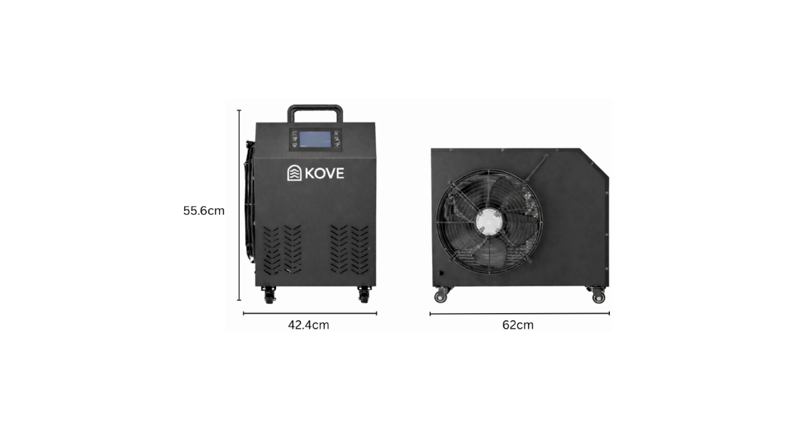 KOVE Elite Ice Bath Chiller 1.0HP – Heat & Cool with App Control