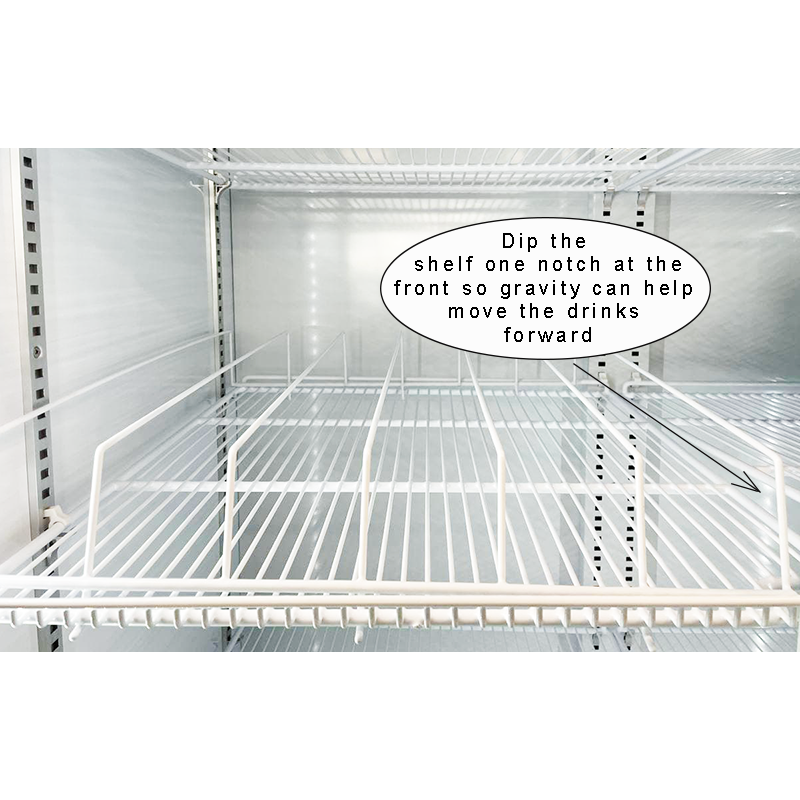 Borrelli Upright Display Fridge Sorting Shelf - UD-2000H