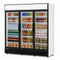 Commercial Display Fridge With 3 Hinged Glass Doors 1383L
