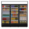 Commercial Display Fridge With 3 Hinged Glass Doors 1924L