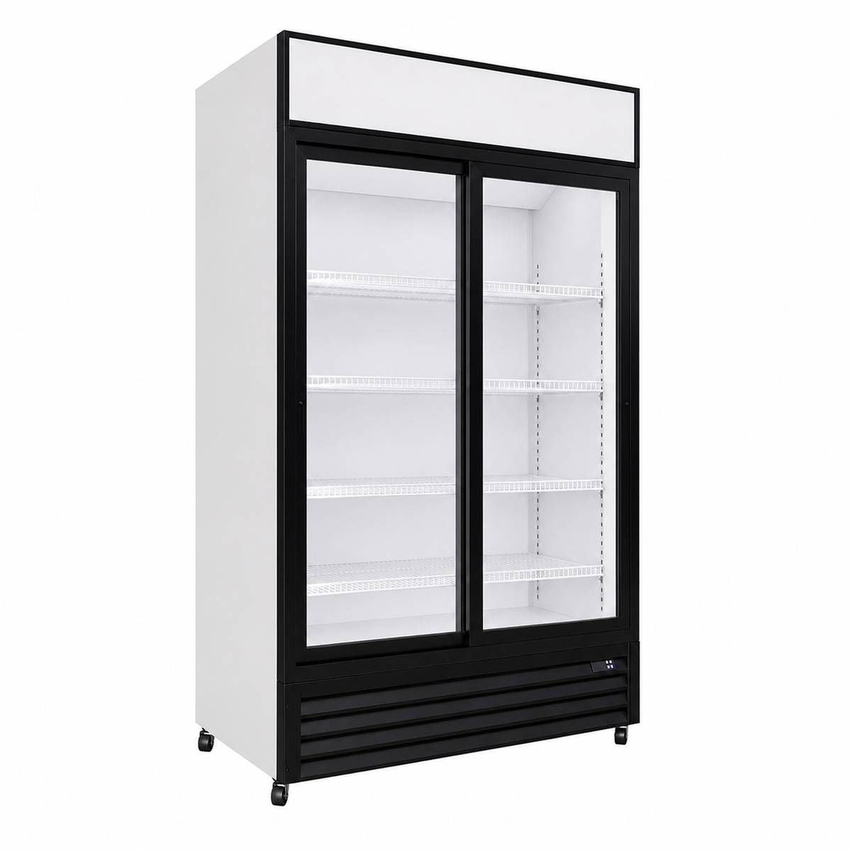 Commercial Display Fridge With 2 Sliding Glass Doors 525L