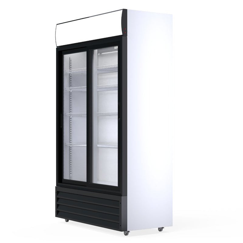 Commercial Display Fridge With 2 Sliding Glass Doors 525L