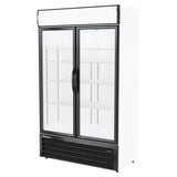 Commercial Display Fridge With 2 Hinged Glass Doors 525L