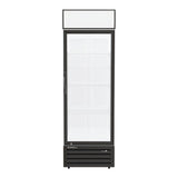 Commercial Display Fridge With Hinged Glass Door 335L