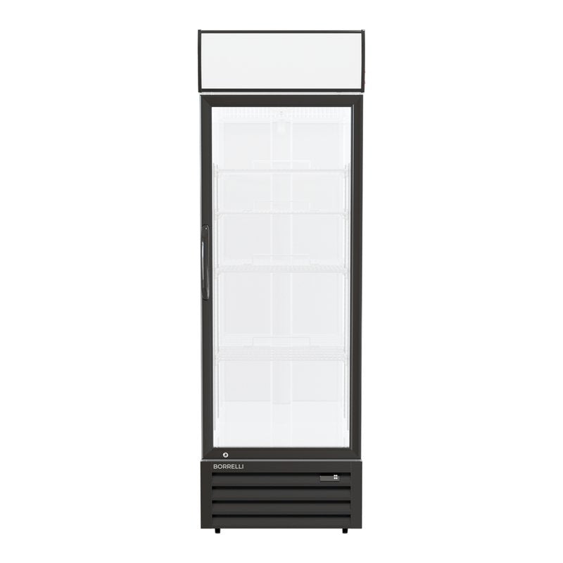 Commercial Display Fridge With Hinged Glass Door 335L