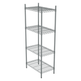 Borrelli 4 Tier Chrome Storage Racking 1200mm