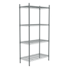 Borrelli 4 Tier Chrome Storage Racking 1200mm