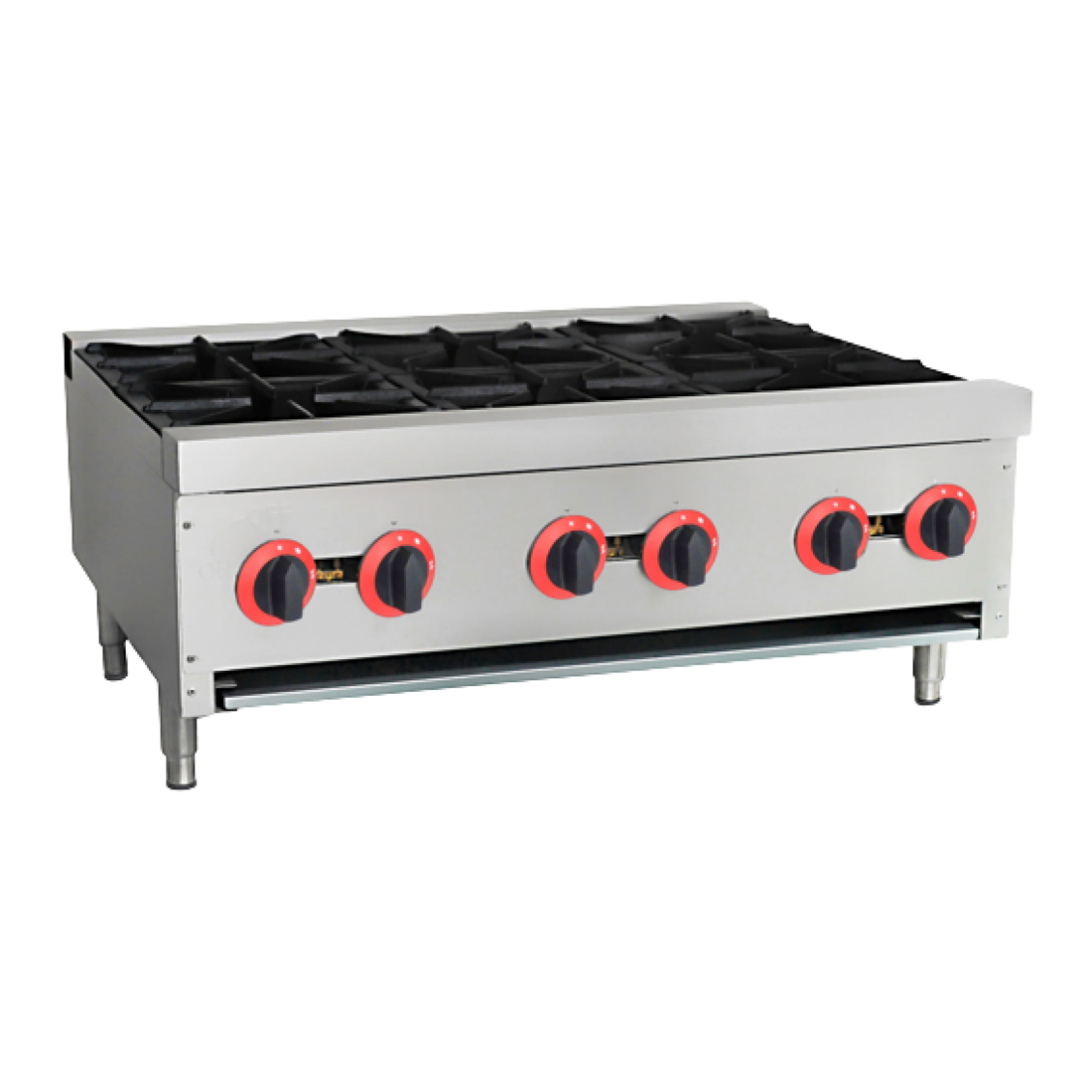 Borrelli 6 Burner Gas Cooking Boiling Hob Top