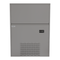 Efficient 120kg Ice Machine for Commercial Use - Compact and Durable Design, Perfect for Restaurants, Bars, and Cafes front view.