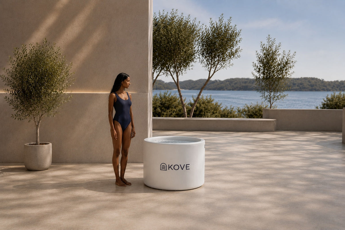 KOVE Core Ice Bath – Premium Upright Cold Plunge - Full Body Immersions - 450L (Chiller Compatible)