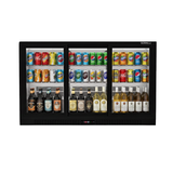 Commercial Bar Fridge With 3 Sliding Doors 324L
