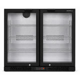 Commercial Bar Fridge With 2 Hinged Doors 207L