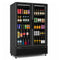 Commercial Upright Bar Fridge With 2 Hinged Glass Doors 758L