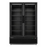 Commercial Upright Bar Fridge With 2 Hinged Glass Doors 758L