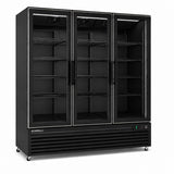 Commercial Upright Bar Fridge With 3 Hinged Glass Doors 1242L