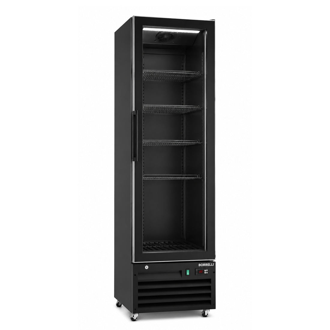 Commercial Upright Bar Fridge With Hinged Glass Door 299L