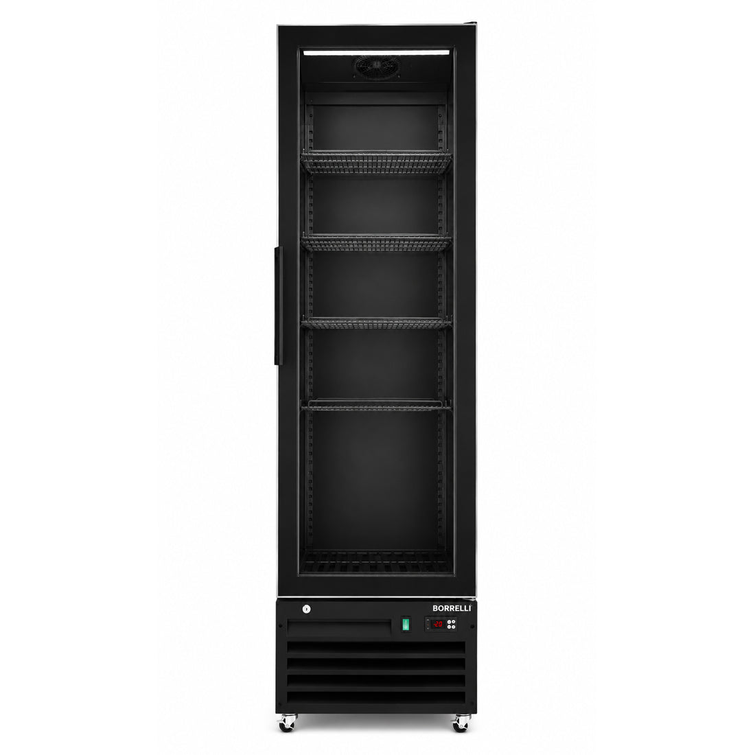 Commercial Upright Bar Fridge With Hinged Glass Door 299L