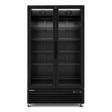 Commercial Upright Bar Fridge With 2 Hinged Glass Doors 675L